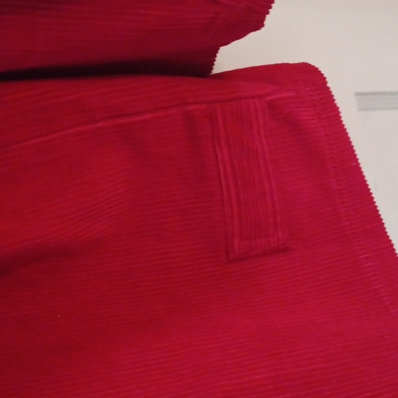 Denim and Co. Corduroy jacket ranch coat women's size large Red - Picture 6 of 6